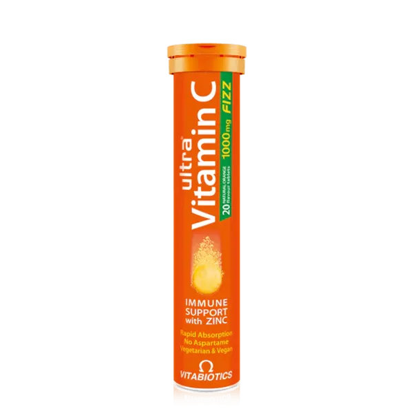Vitabiotics Ultra Vitamin C Effervescent Tablets Pack of 20
