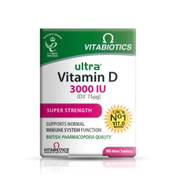 Vitabiotics Ultra Vitamin D3 3000iu Tablets Pack of 96
