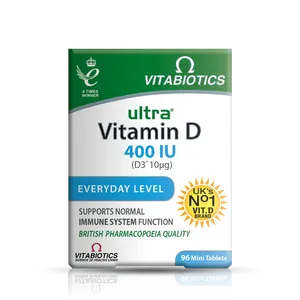 Vitabiotics Ultra Vitamin D3 400iu Tablets Pack of 96