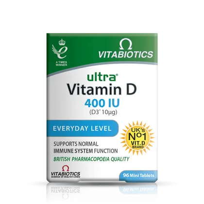 Vitabiotics Ultra Vitamin D3 400iu Tablets Pack of 96