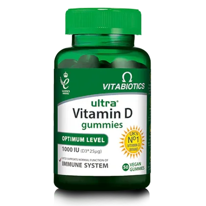 Vitabiotics Ultra Vitamin D 1000iu Gummies Pack of 50