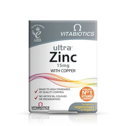 Vitabiotics Ultra Zinc Tablets Pack of 60