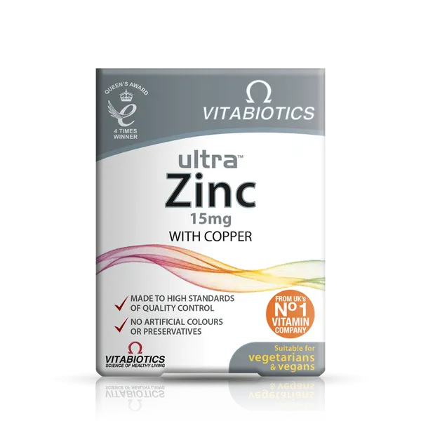 Vitabiotics Ultra Zinc Tablets Pack of 60