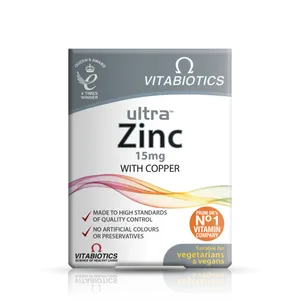 Vitabiotics Ultra Zinc Tablets Pack of 60