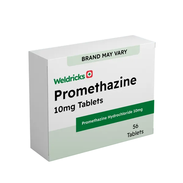 Promethazine Hydrochloride 10mg Tablets Pack of 56
