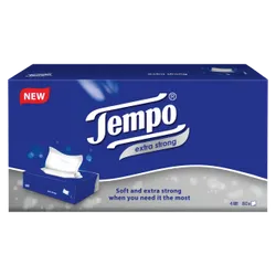 Tempo Tissue Single Box Extra Strong Pack of 80