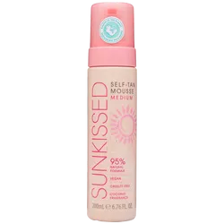 Sunkissed Self Tan Mousse Medium 200ml
