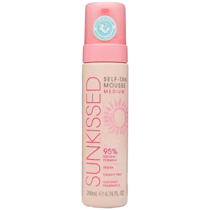 Sunkissed Self Tan Mousse Medium 200ml