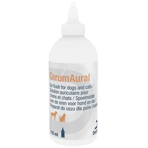 CerumAural Ear Flush for Cats & Dogs 118ml