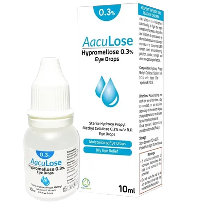 AacuLose Hypromellose 0.3% Eye Drops 10ml