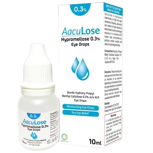 AacuLose Hypromellose 0.3% Eye Drops 10ml