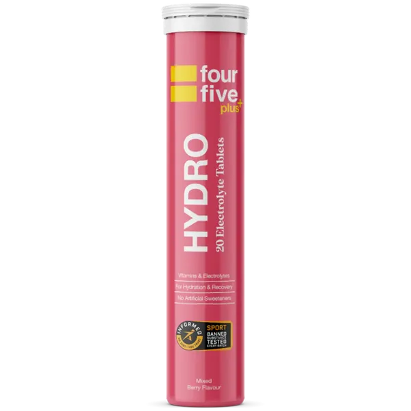 FourFive Hydro Mixed Berry Effervescent Tablets Pack of 20