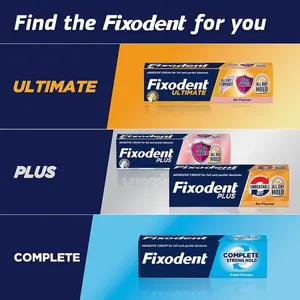 Fixodent Complete Strong Hold Denture Adhesive Fresh 70g