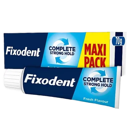 Fixodent Complete Strong Hold Denture Adhesive Fresh 70g