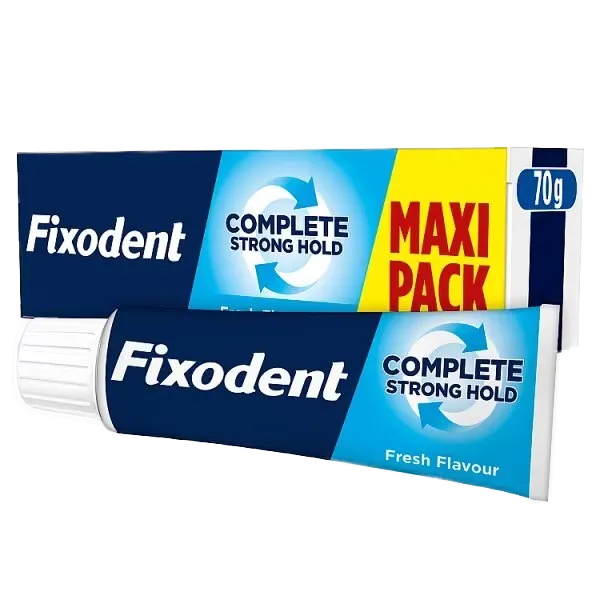 Fixodent Complete Strong Hold Denture Adhesive Fresh 70g