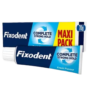 Fixodent Complete Strong Hold Denture Adhesive Fresh 70g