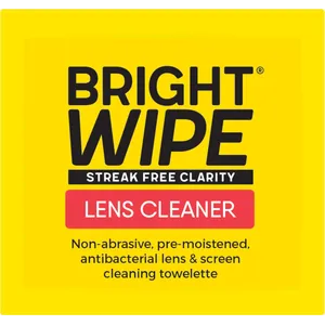 Brightwipe Lens Cleaning Wipes Pack of 30