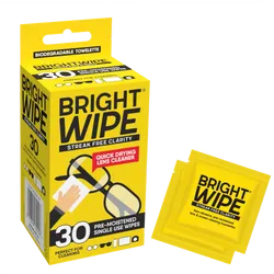 Brightwipe Lens Cleaning Wipes Pack of 30