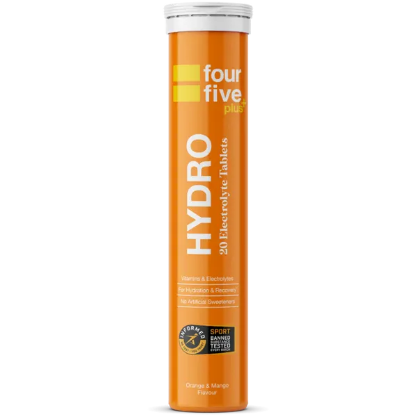 FourFive Hydro Orange & Mango Effervescent Tablets Pack of 20