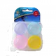 Sure Travel Clear Round Pots Pack of 4