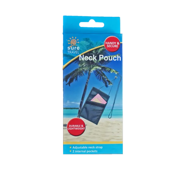 Sure Travel Security Neck Pouch