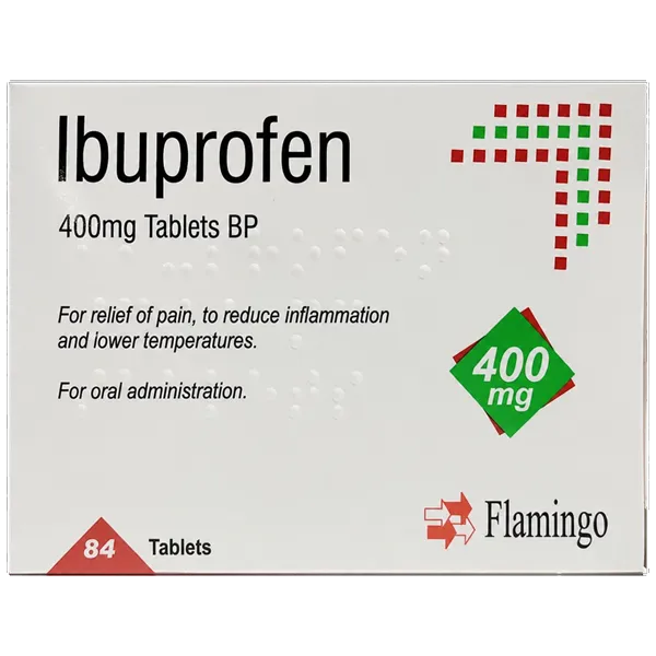 Ibuprofen Tablets 400mg Pack of 84