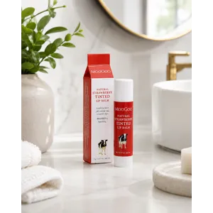 MooGoo Strawberry Tinted Lip Balm 5g