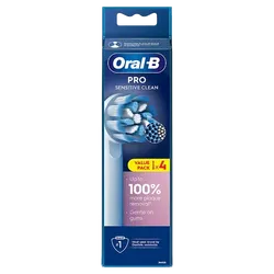 Oral B Pro Sensitive Clean Replacement Brush Heads Pack of 4