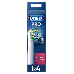 Oral B Pro Floss Action Replacement Brush Heads Pack of 4