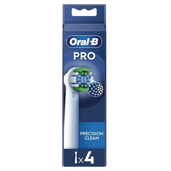 Oral B Pro Precision Clean Replacement Brush Heads Pack of 4