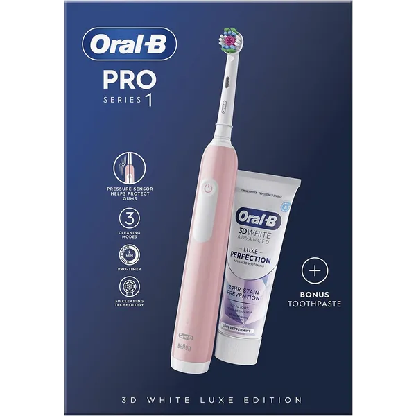 Oral B Pro Series 1 Electric Toothbrush + Bonus Toothpaste