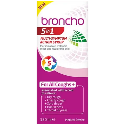 Broncho 5 in 1 Multi-Symptom Action Syrup 120ml