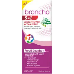 Broncho 5 in 1 Multi-Symptom Action Syrup 200ml