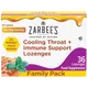 Zarbee's Cooling Throat + Immune Support Lozenges Pack of 36
