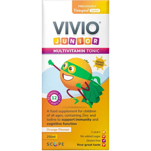 Vivio Junior Multivitamin Tonic Orange 250ml