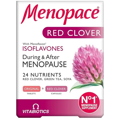 Menopace Red Clover Tablets & Capsules Pack of 56