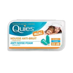 Quies Mini Anti Noise Foam Earplugs 3 Pairs