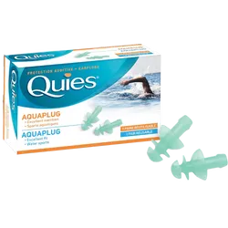 Quies Aquaplug Reusable Swimming Earplug 1 Pair