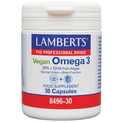 Lamberts Vegan Omega 3 Capsules Pack of 30