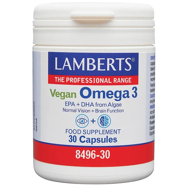 Lamberts Vegan Omega 3 Capsules Pack of 30