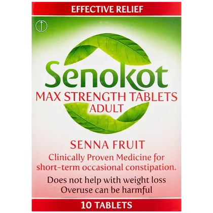 Senokot Max Strength Tablets Pack of 10