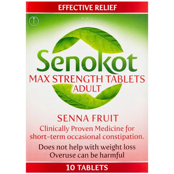 Senokot Max Strength Tablets Pack of 10