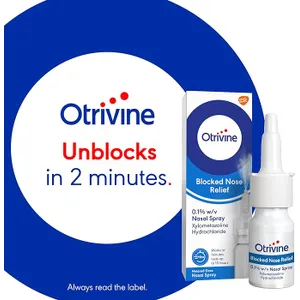 Otrivine Blocked Nose Relief Spray 10ml