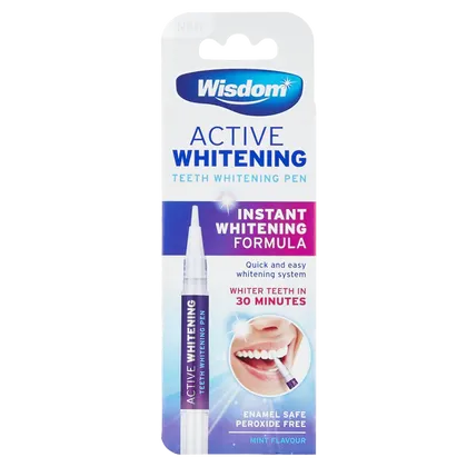 Wisdom Active Whitening Teeth Whitening Pen 2ml