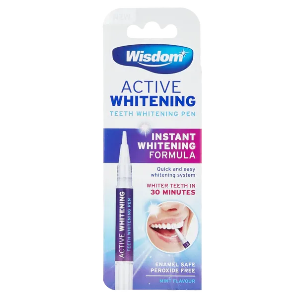 Wisdom Active Whitening Teeth Whitening Pen 2ml