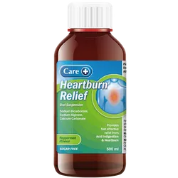 Care Heartburn Relief Oral Suspension Peppermint 500ml