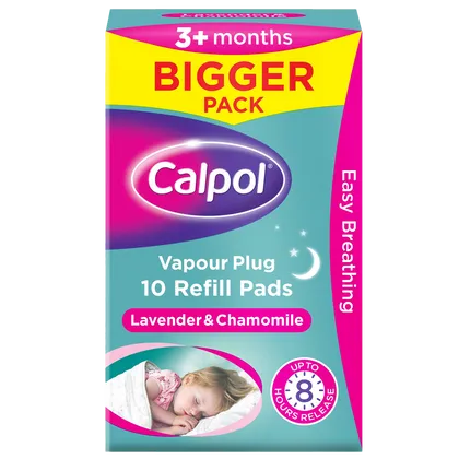 Calpol Vapour Plug Lavender & Chamomile 3+ Months Refill Pads Pack of 10