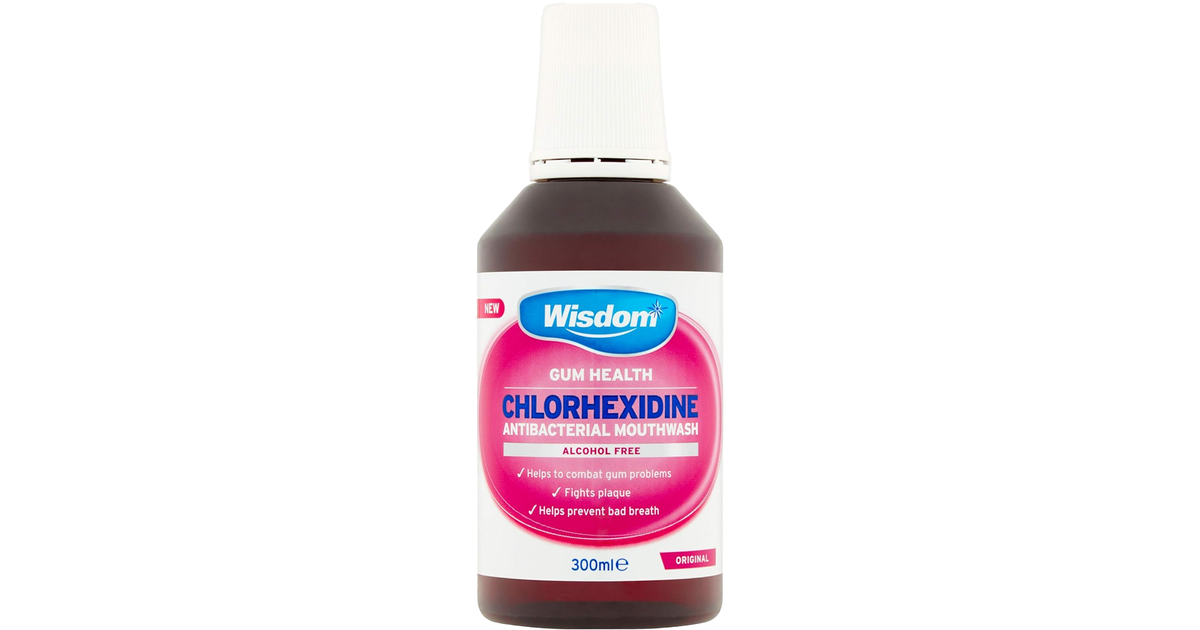 Wisdom Gum Health Chlorhexidine Antibacterial Mouthwash 300ml