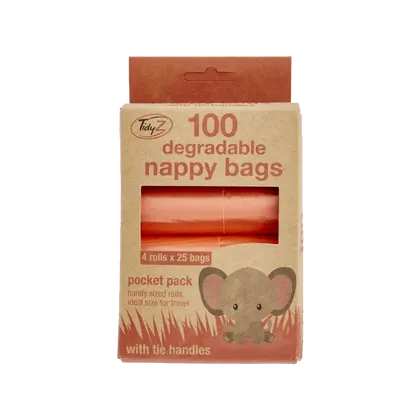 100 Degradable Nappy Bags