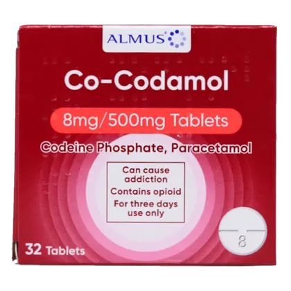 Almus Co-Codamol 8/500mg Tablets Pack of 32